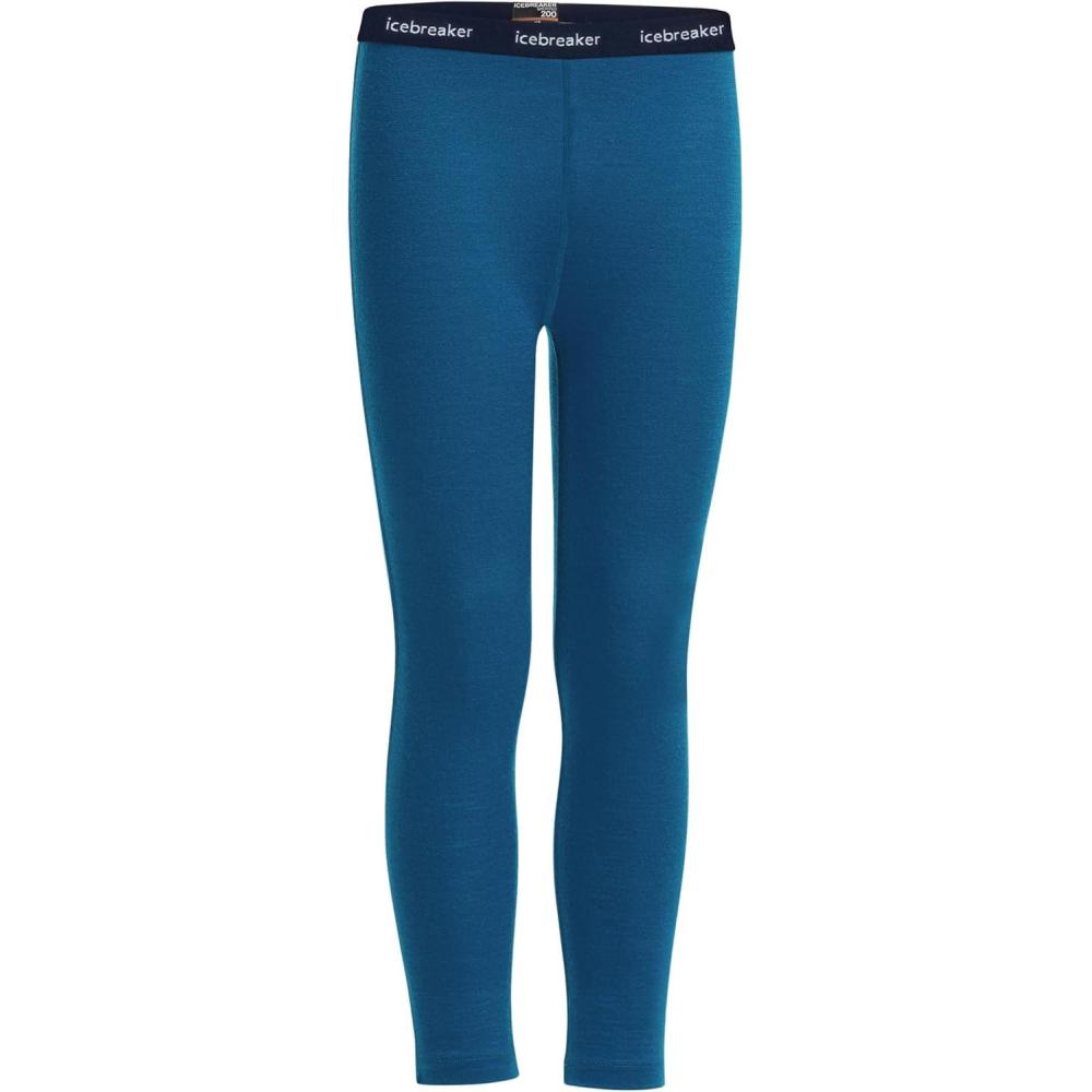 image:imageIcebreaker Merino Kids 200 Oasis LeggingsMidnight Navy