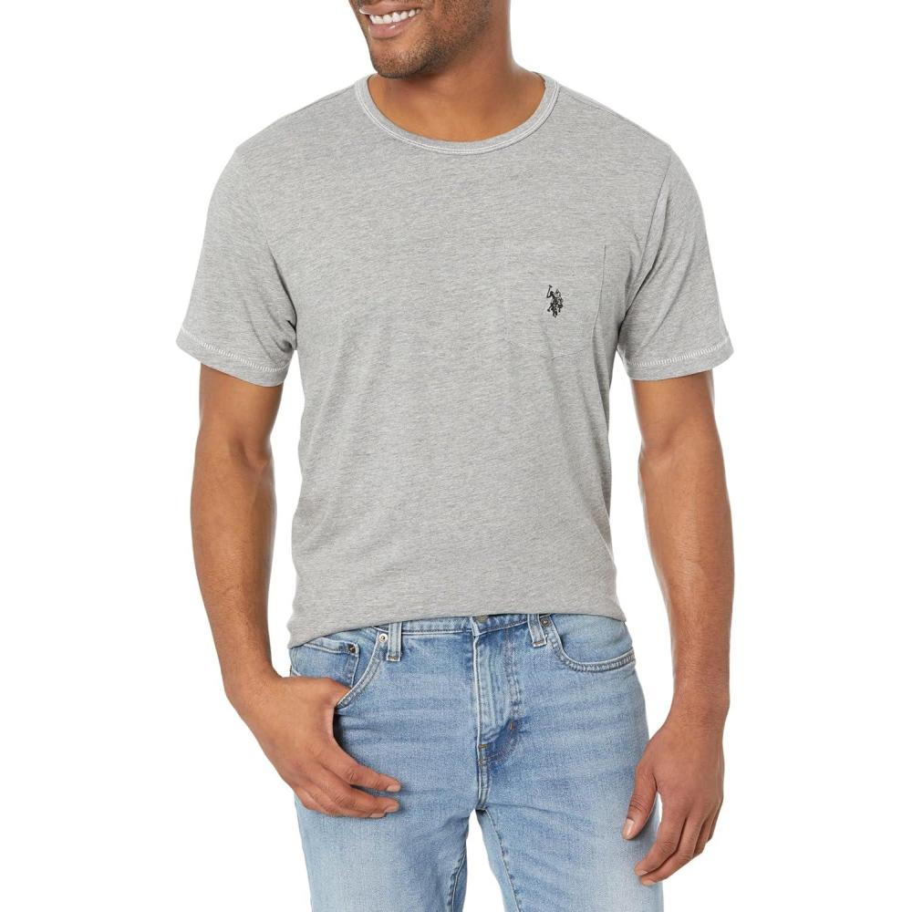 image:imageJERSEY CHEST POCKET TSHIRTHeather Gray
