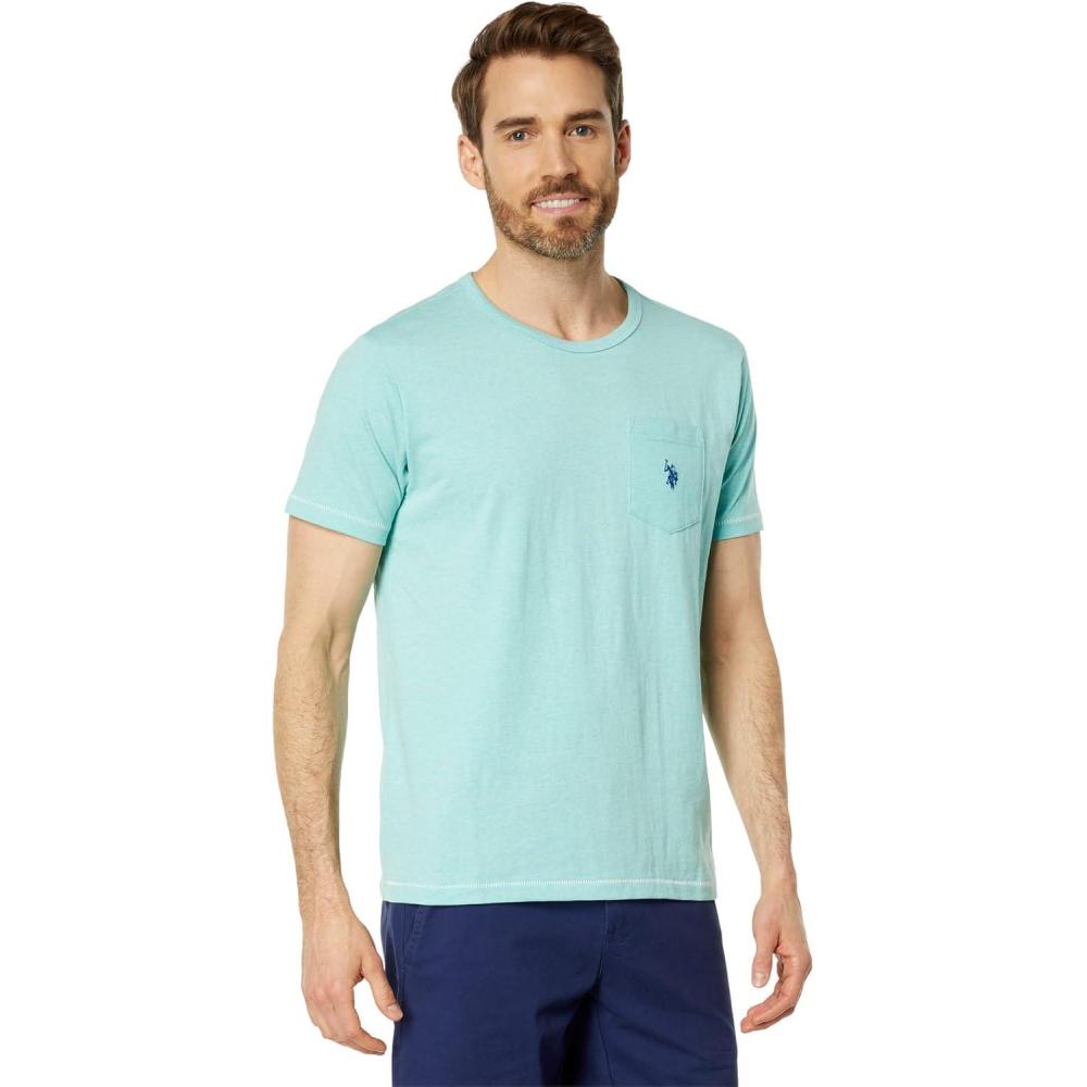 image:imageJERSEY CHEST POCKET TSHIRTJade Green Heather