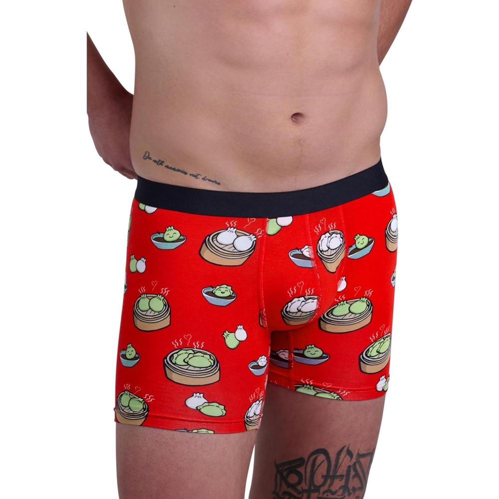 image:imageMeUndies  Mens Boxer Briefs  6 Inseam with Breathable and Comfortable Tencel Micro Modal FabricCrazy a Bao You