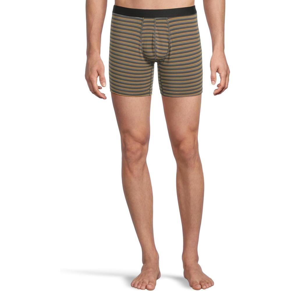 image:imageMeUndies Mens Boxer Briefs 6 Inseam with Breathable and Comfortable Tencel Micro Modal FabricFall Stripes