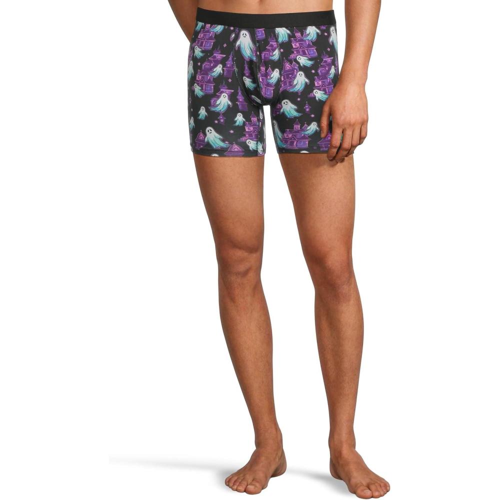 image:imageMeUndies Mens Boxer Briefs 6 Inseam with Breathable and Comfortable Tencel Micro Modal FabricGlow Mode