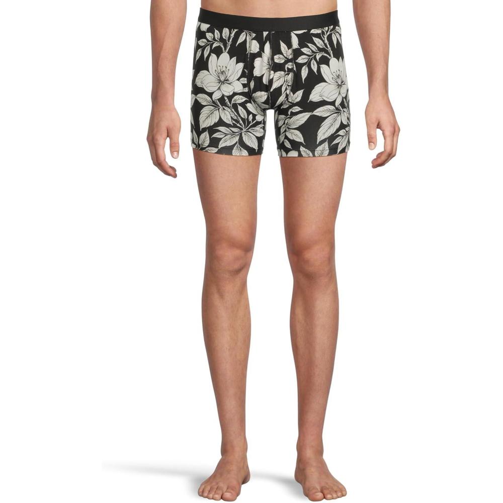 image:imageMeUndies  Mens Boxer Briefs  6 Inseam with Breathable and Comfortable Tencel Micro Modal FabricMidnight Floral