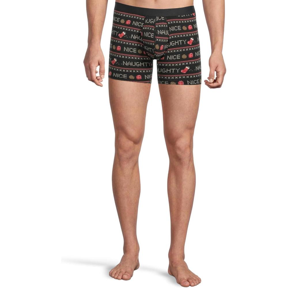 image:imageMeUndies  Mens Boxer Briefs  6 Inseam with Breathable and Comfortable Tencel Micro Modal FabricNaughty Or Nice
