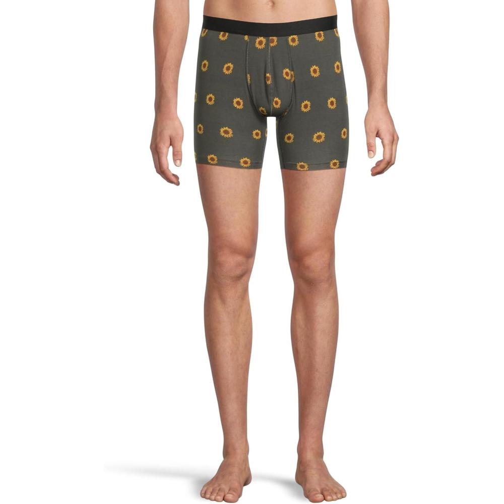image:imageMeUndies Mens Boxer Briefs 6 Inseam with Breathable and Comfortable Tencel Micro Modal FabricSunflower