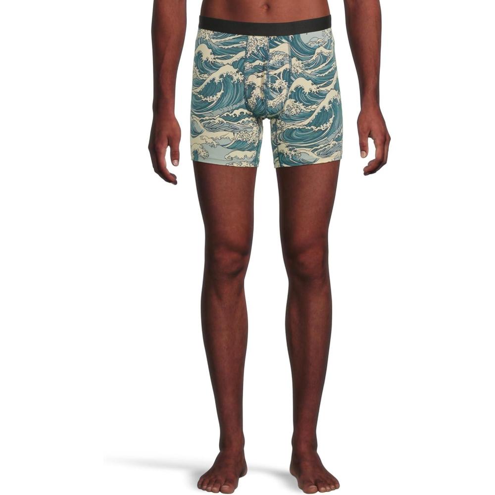 image:imageMeUndies Mens Boxer Briefs 6 Inseam with Breathable and Comfortable Tencel Micro Modal FabricWave Hello