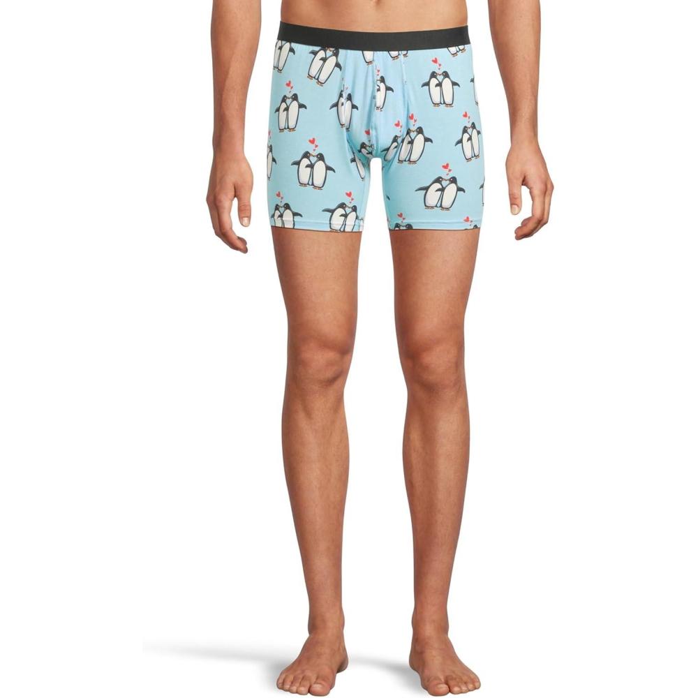 image:imageMeUndies  Mens Boxer Briefs  6 Inseam with Breathable and Comfortable Tencel Micro Modal FabricYoure My Penguin