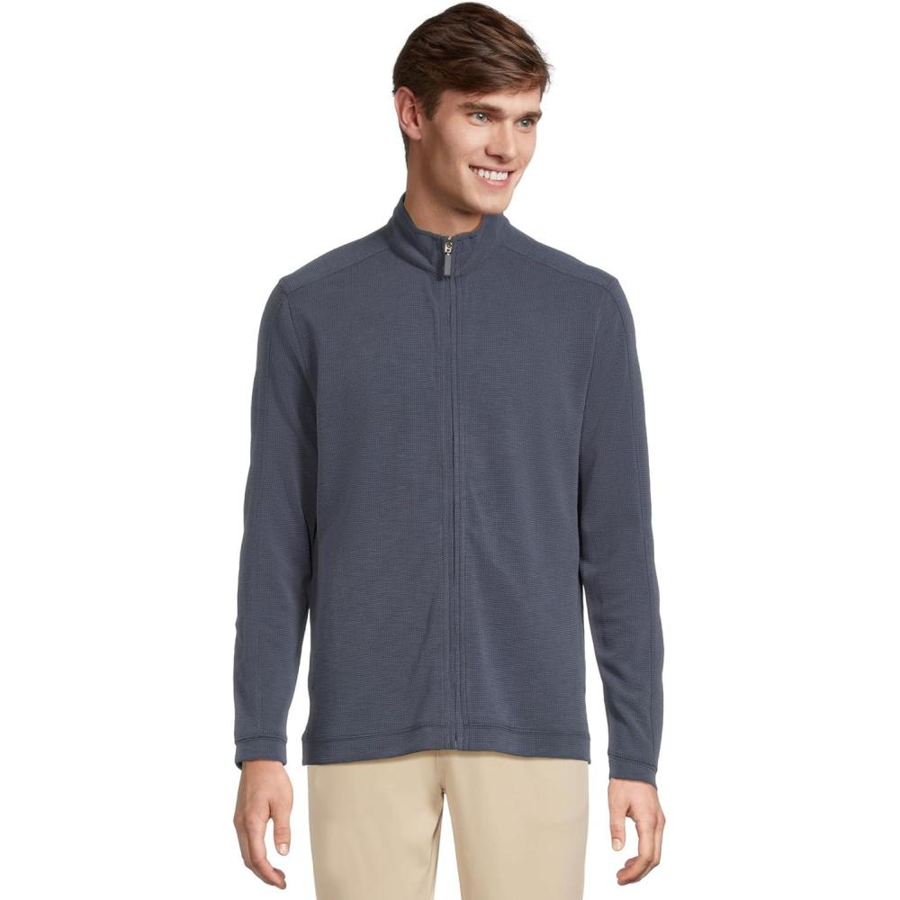 image:imageMens Vintage Waffle Full ZipNavy