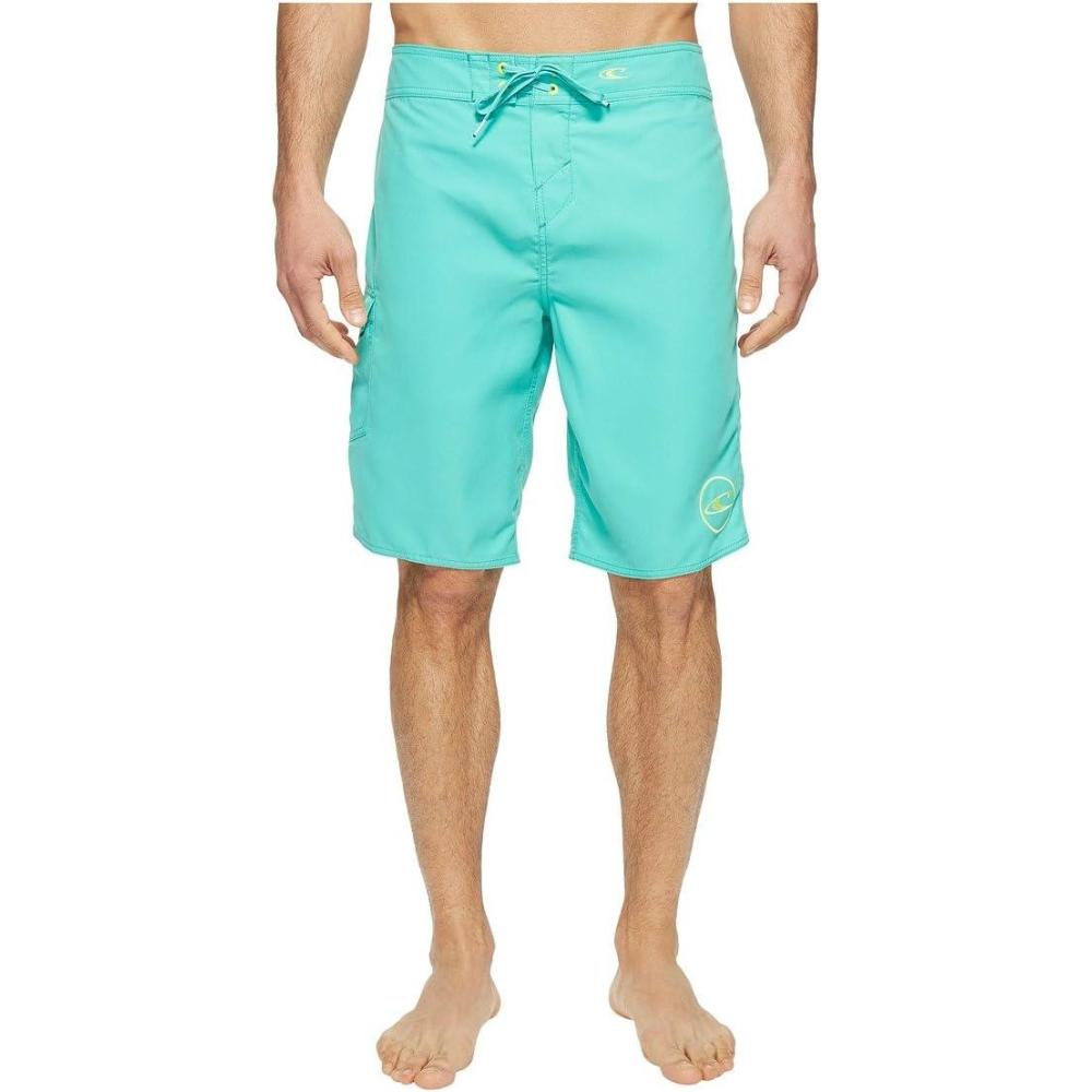 image:imageONEILL Mens 21 Inch Solid BoardshortsWater Resistant Swim Trunks for Men with Quick Dry Stretch Fabric and PocketsAqua