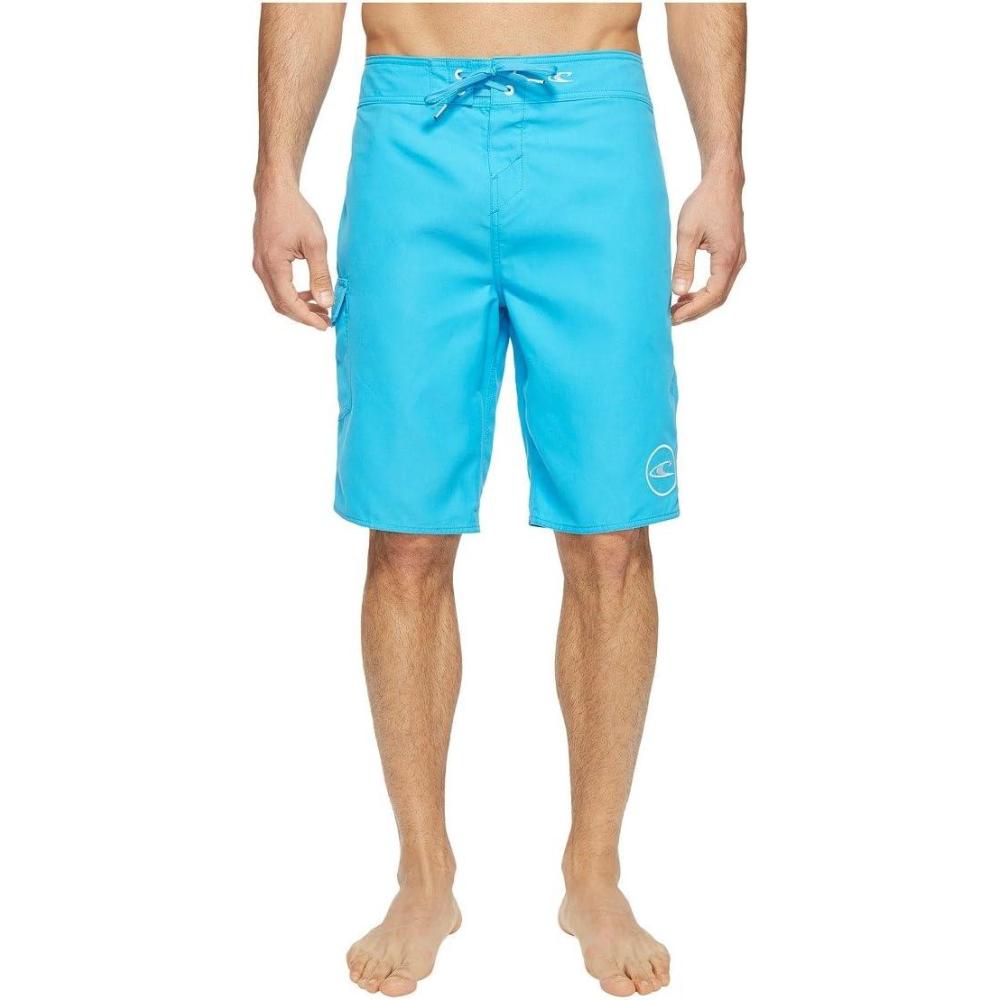 image:imageONEILL Mens 21 Inch Solid BoardshortsWater Resistant Swim Trunks for Men with Quick Dry Stretch Fabric and PocketsOcean Blue