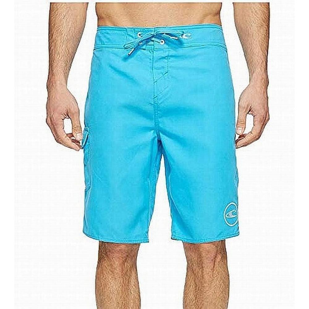 image:imageONEILL Mens 21 Inch Solid BoardshortsWater Resistant Swim Trunks for Men with Quick Dry Stretch Fabric and PocketsTurquoise