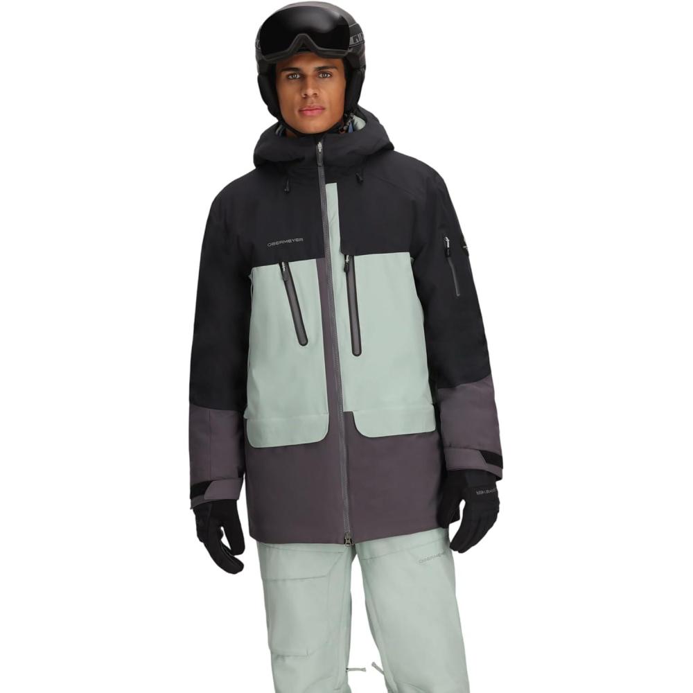 image:imageObermeyer mens Cirque JacketGreen Grey Summit Sage