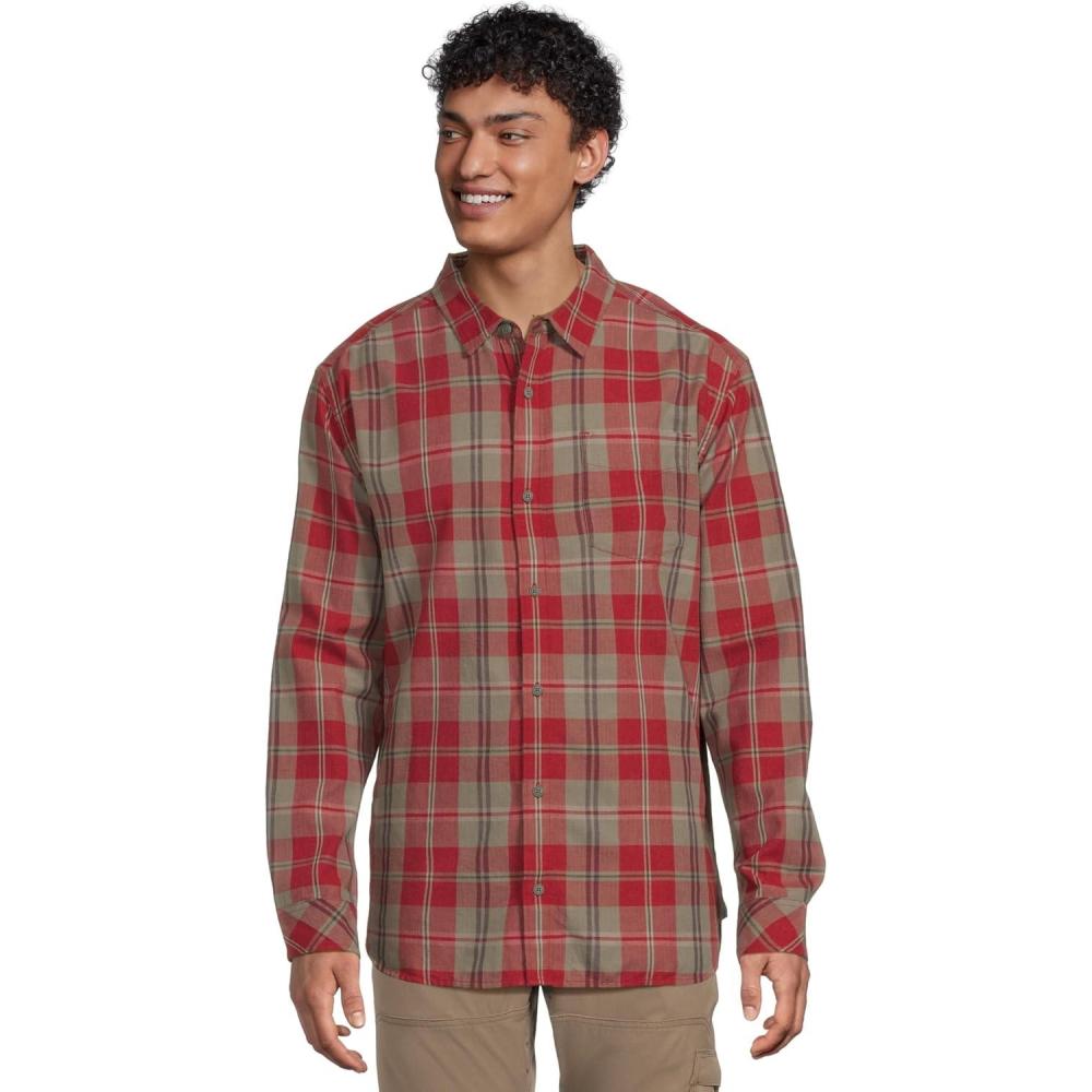 image:imagePrana Mens Los Feliz Flannel Shirt Retrograde