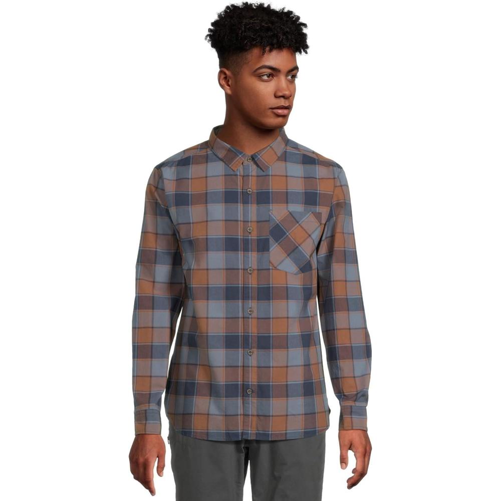 image:imageRoyal Robbins Mens Tamarack Long SleeveDeep Blue Canyon Pld