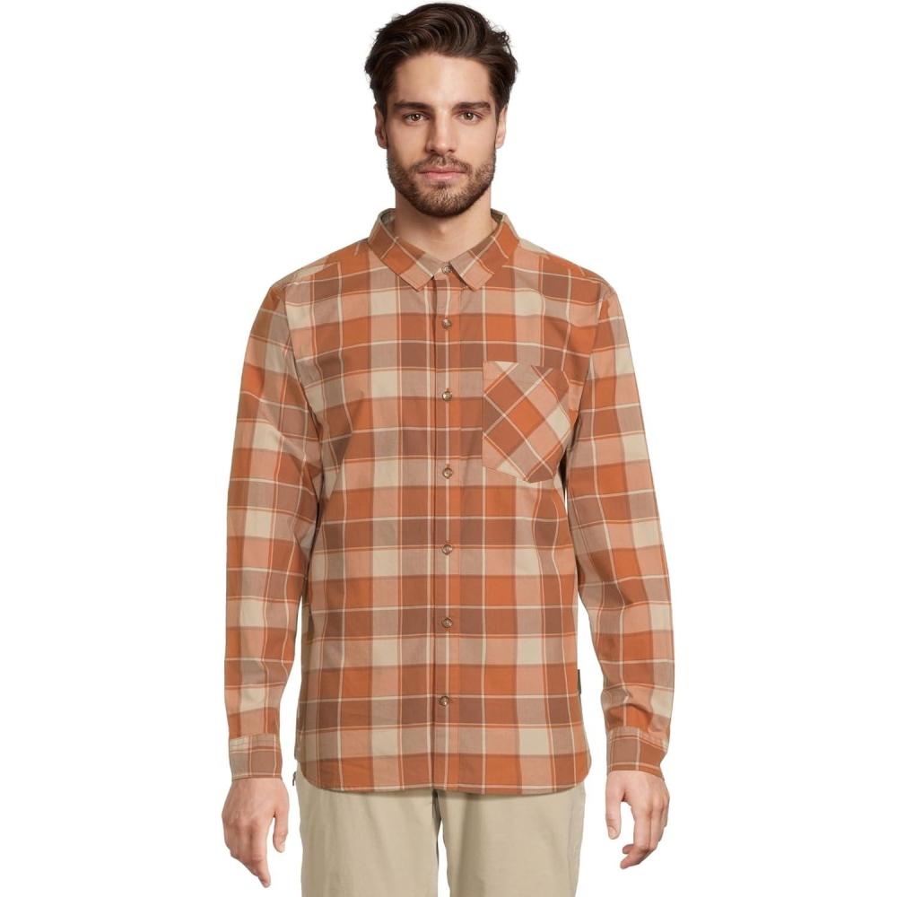 image:imageRoyal Robbins Mens Tamarack Long SleeveRust Brown Canyon Pld