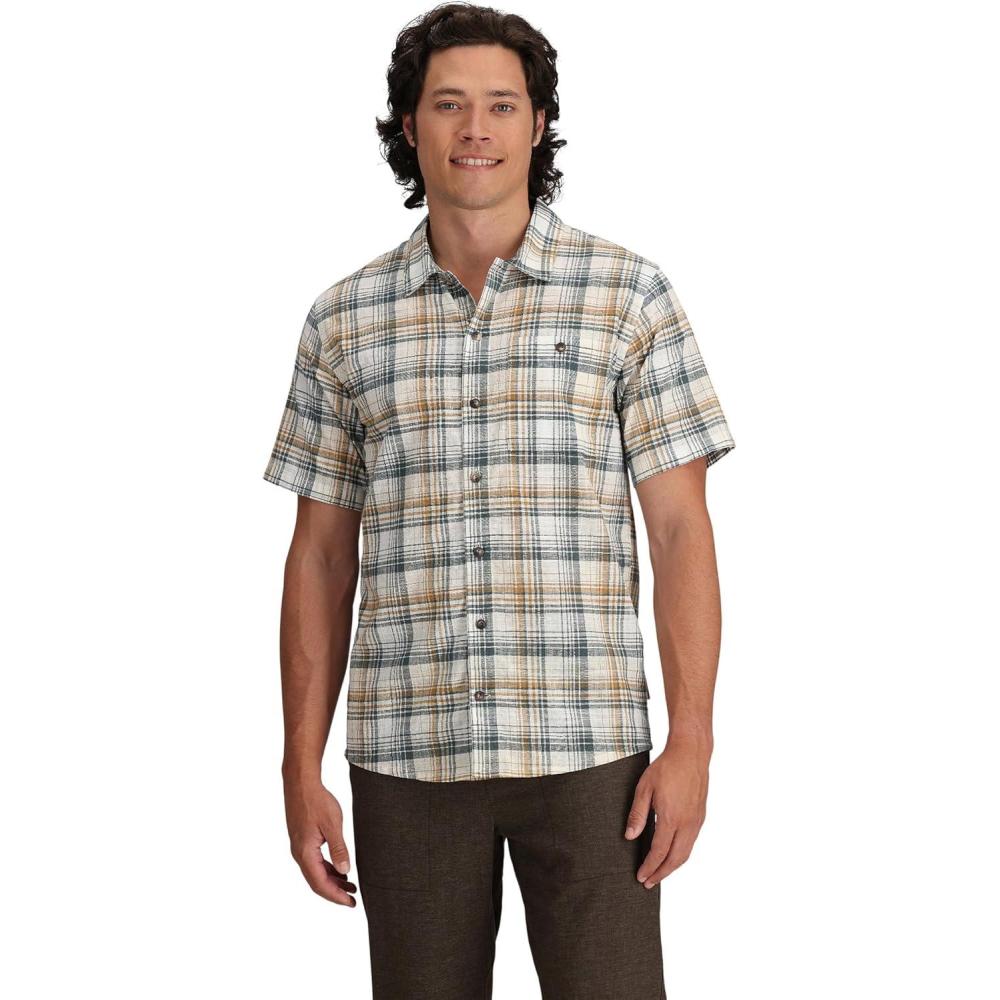 image:imageRoyal Robbins Redwood Plaid Short SleeveBistre Pismo Plaid