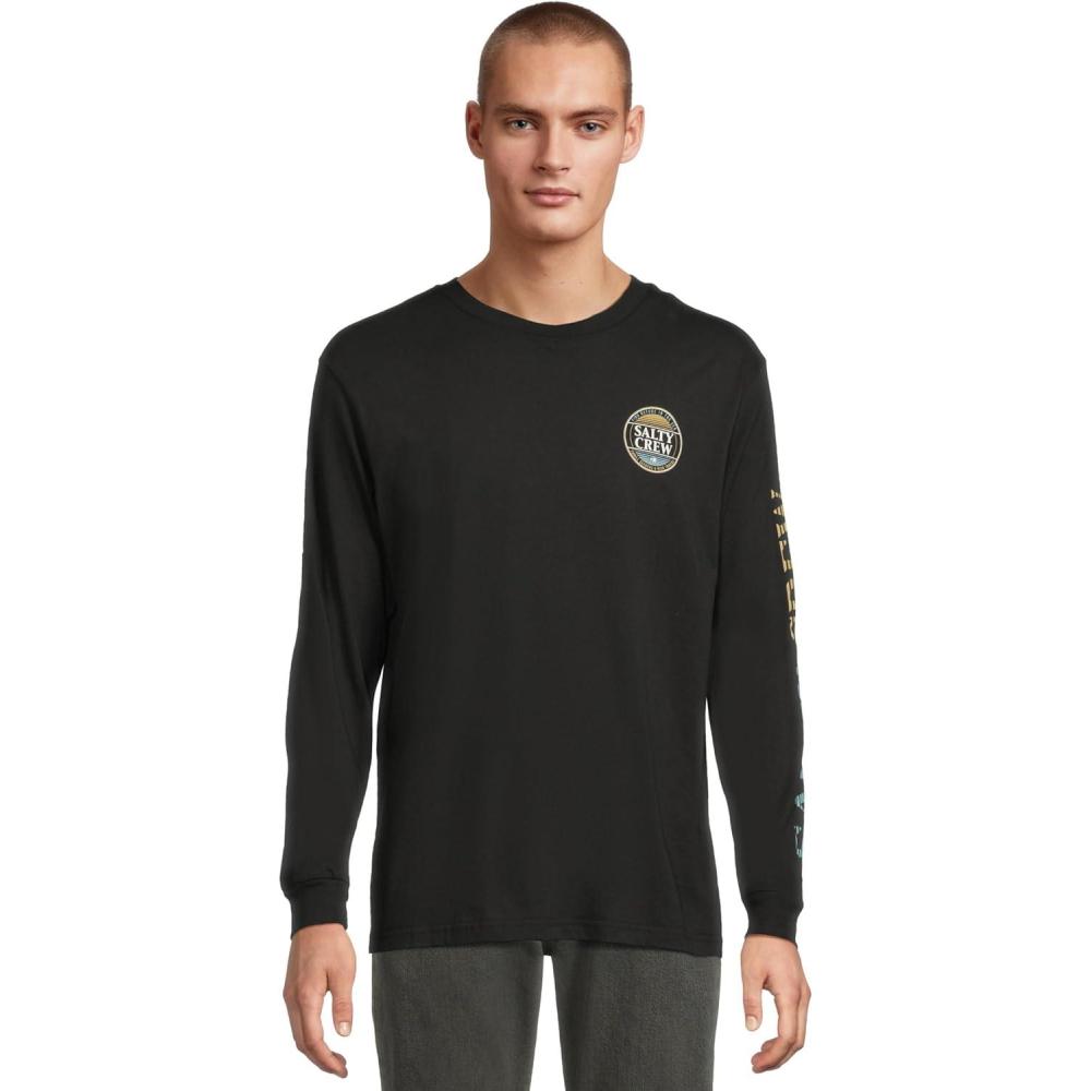 image:imageSalty Crew Mens Simple Fade Long Sleeve TeeBlack