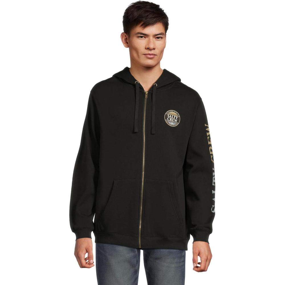 image:imageSalty Crew mens Simple Fade Zip FleeceBlack