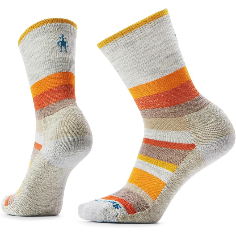 image:imageSmartwool Unisex Everyday Multistripe Crew SocksAsh