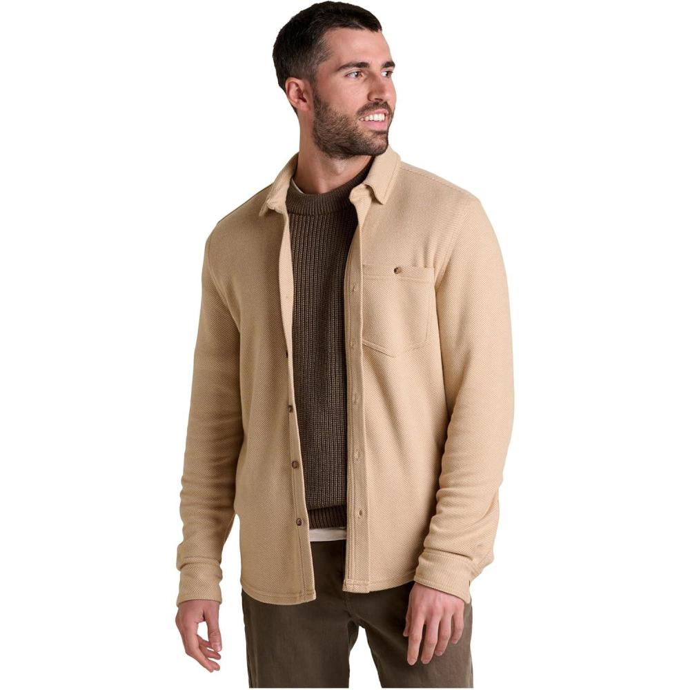 image:imageToadampCo Mens Shadowbrook Long Sleeve ShirtCamel Twill