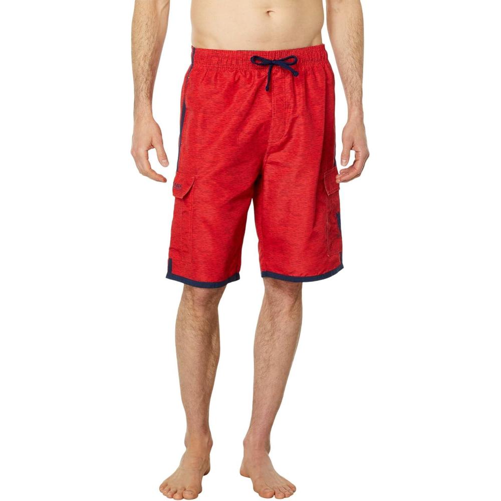 image:imageUS POLO ASSN Basic Cargo Swim ShortsRed Heather