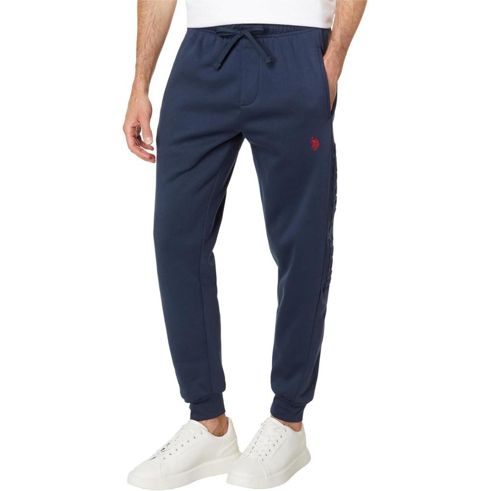 image:imageUS POLO ASSN Mens USPA Embossed Wordmark JoggerClassic Navy