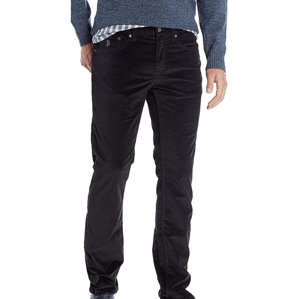 image:imageUS Polo Assn Mens Corduroy PantOriginal Stretch BlackRich
