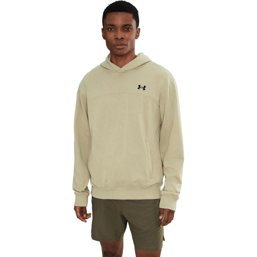 image:imageUnder Armour Mens Rival Lightweight HoodieCity KhakiBlack
