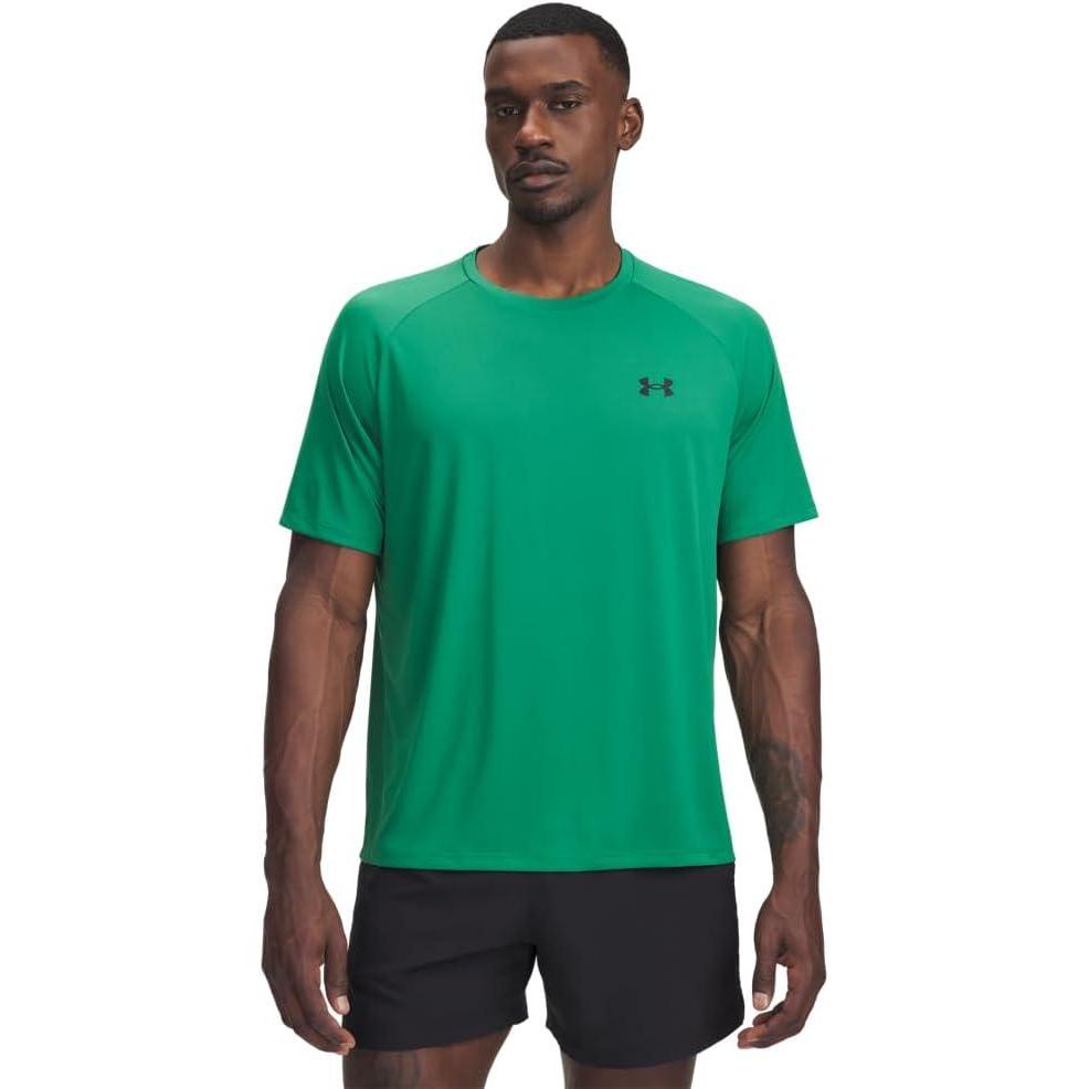 image:imageUnder Armour Mens Tech 20 ShortSleeve TshirtShirt305 Team Kelly Green Black