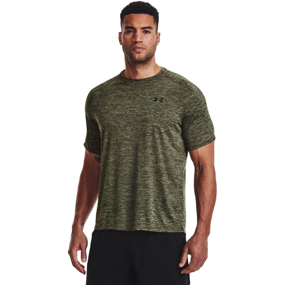 image:imageUnder Armour Mens Tech 20 ShortSleeve TshirtShirt390 Marine Od Green Black