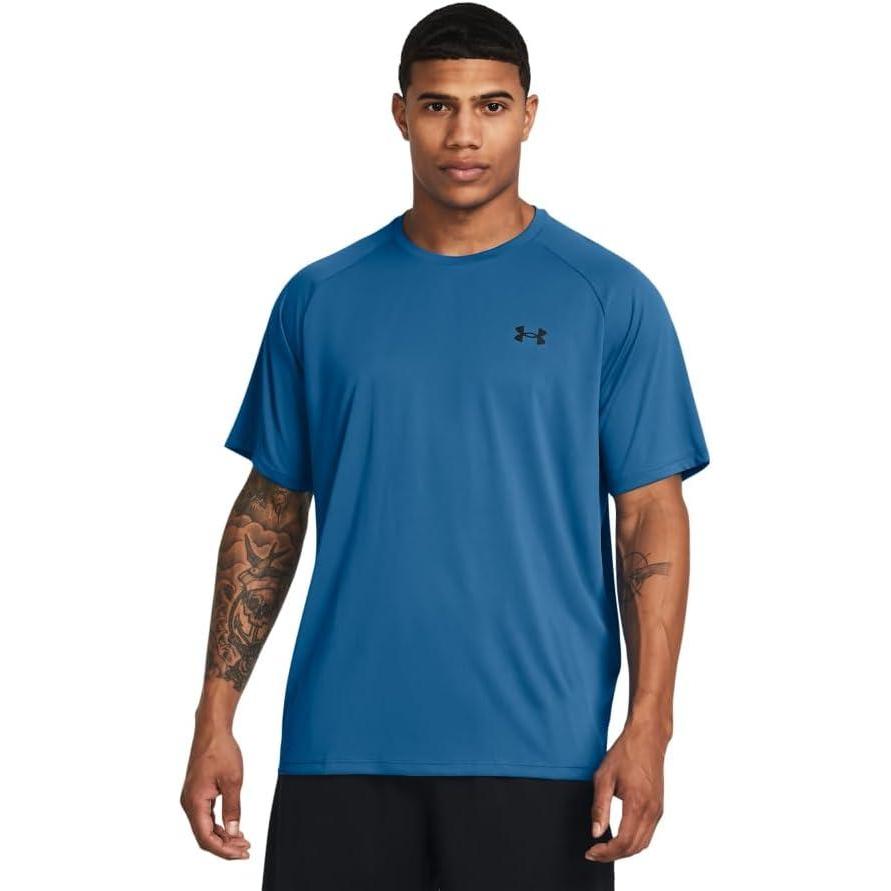 image:imageUnder Armour Mens Tech 20 ShortSleeve TshirtShirt406 Photon Blue Black