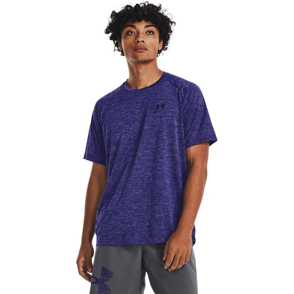 image:imageUnder Armour Mens Tech 20 ShortSleeve TshirtShirt468 Sonar Blue Black