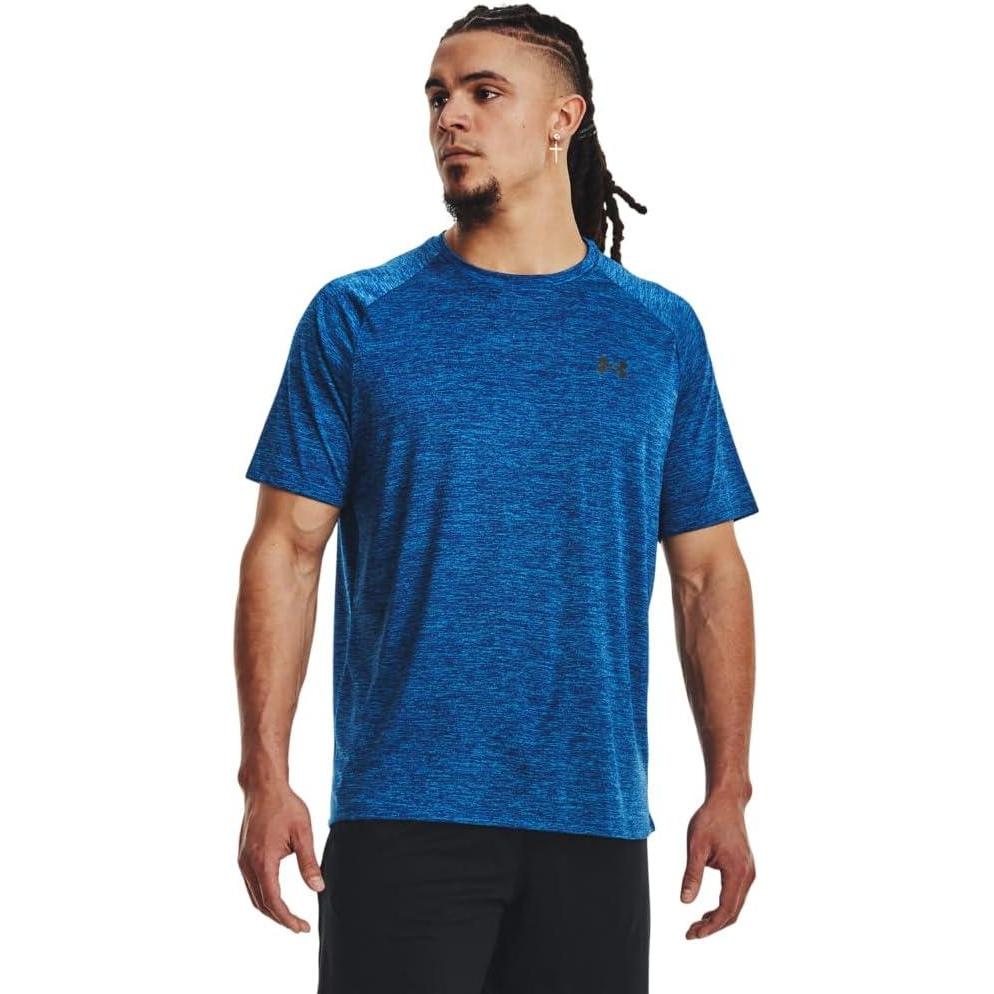 image:imageUnder Armour Mens Tech 20 ShortSleeve TshirtShirt471 Blue Mirage Black