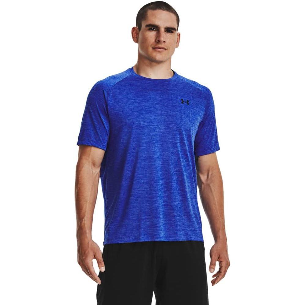 image:imageUnder Armour Mens Tech 20 ShortSleeve TshirtShirt486 Versa Blue Black