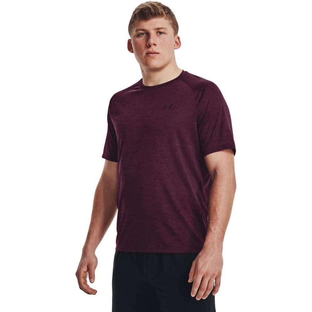 image:imageUnder Armour Mens Tech 20 ShortSleeve TshirtShirt572 Purple Stone Black