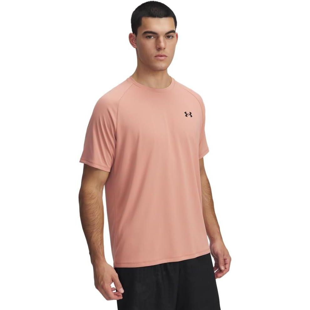 image:imageUnder Armour Mens Tech 20 ShortSleeve TshirtShirt696 Canyon Pink Black