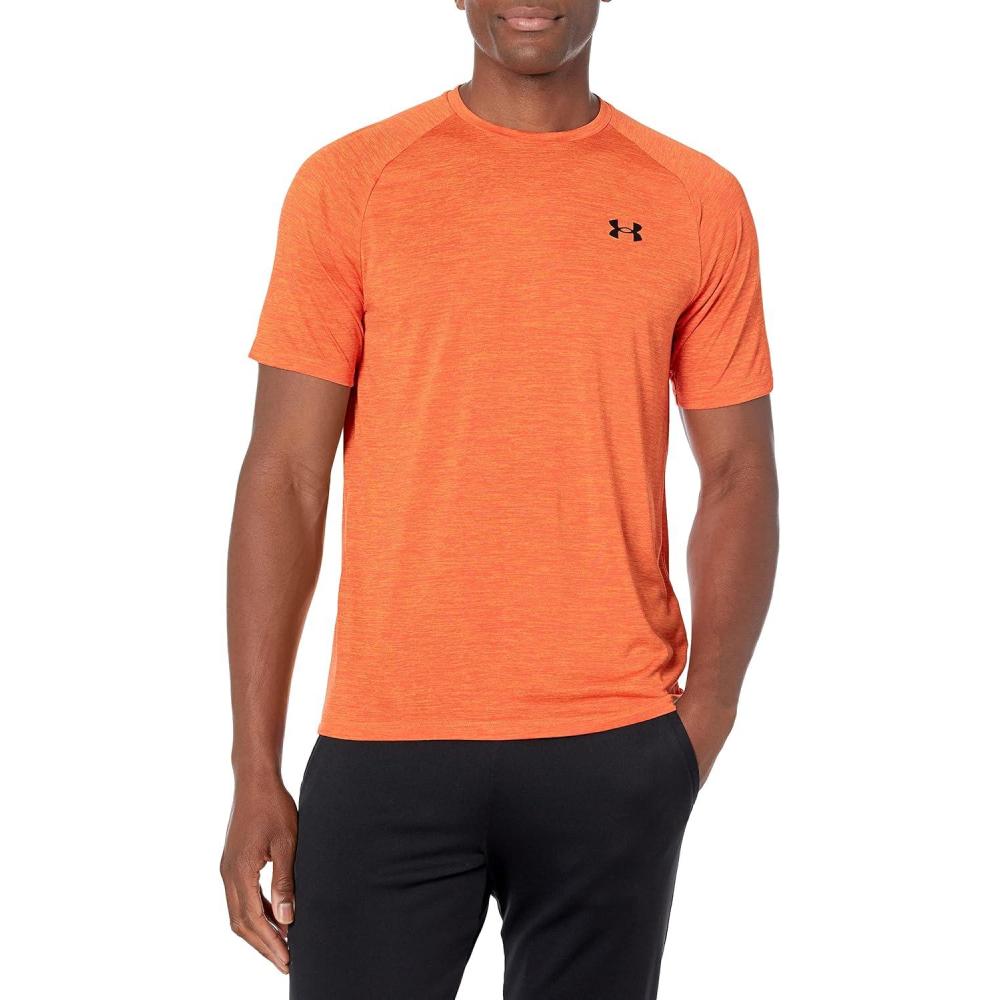 image:imageUnder Armour Mens Tech 20 ShortSleeve TshirtShirt866 Orange Blast Black