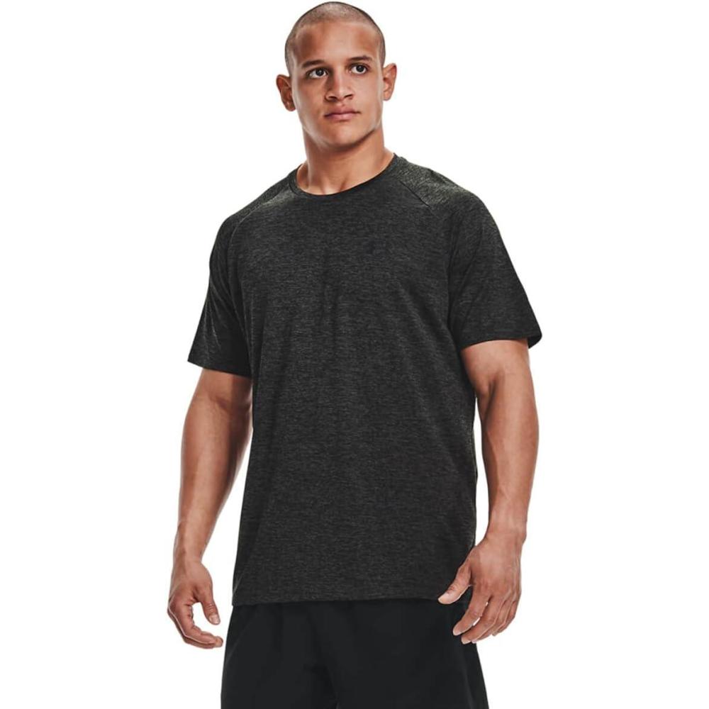 image:imageUnder Armour Mens Tech 20 ShortSleeve TshirtShirtBaroque Green 311Black