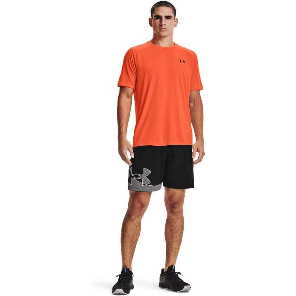 image:imageUnder Armour Mens Tech 20 ShortSleeve TshirtShirtBlaze Orange 825Black