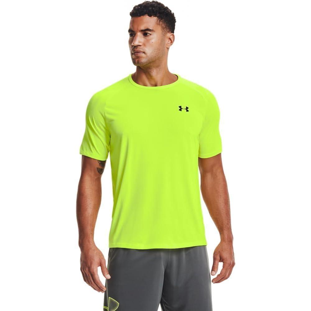 image:imageUnder Armour Mens Tech 20 ShortSleeve TshirtShirtHighvis Yellow 731Black