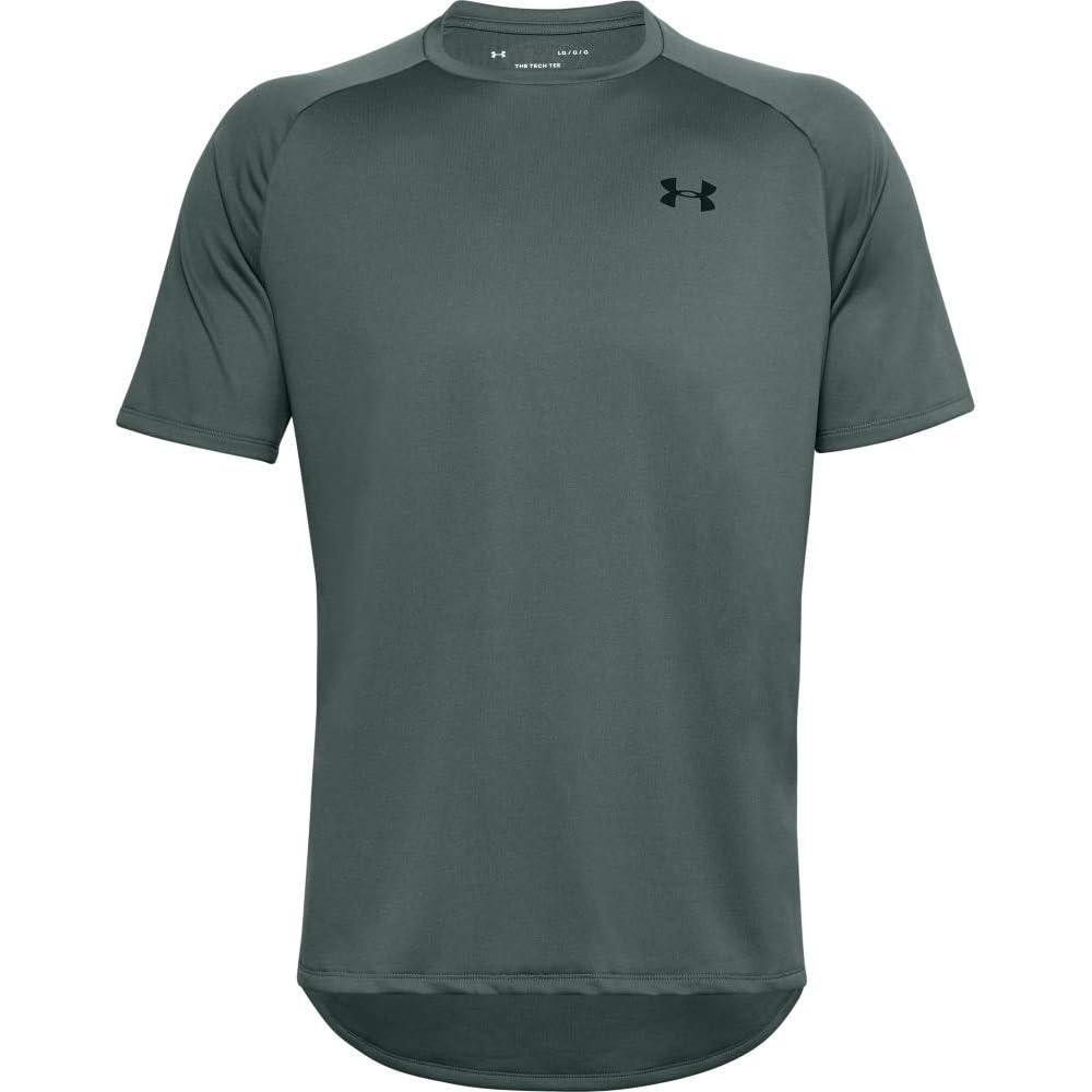 image:imageUnder Armour Mens Tech 20 ShortSleeve TshirtShirtLichen Blue 424Black