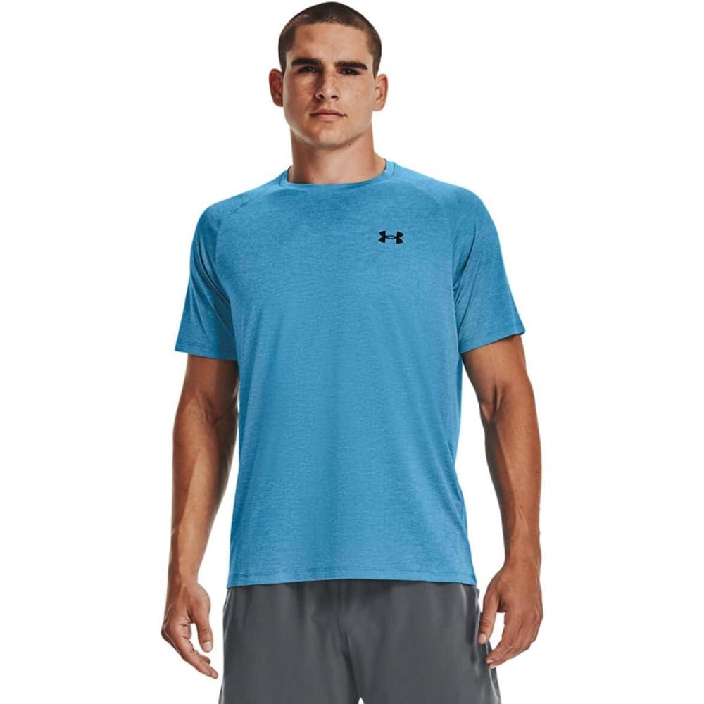 image:imageUnder Armour Mens Tech 20 ShortSleeve TshirtShirtRadar Blue 422Black