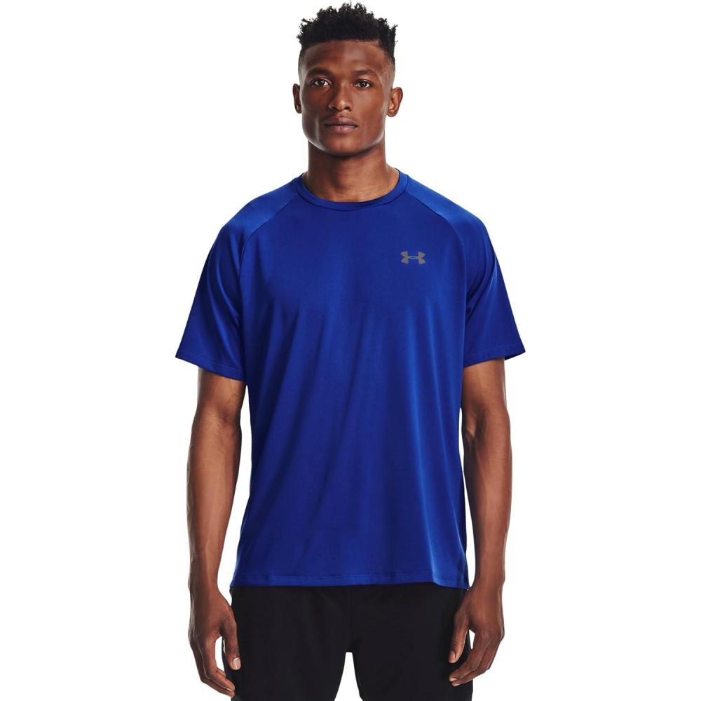 image:imageUnder Armour Mens Tech 20 ShortSleeve TshirtShirtRoyal 400Graphite