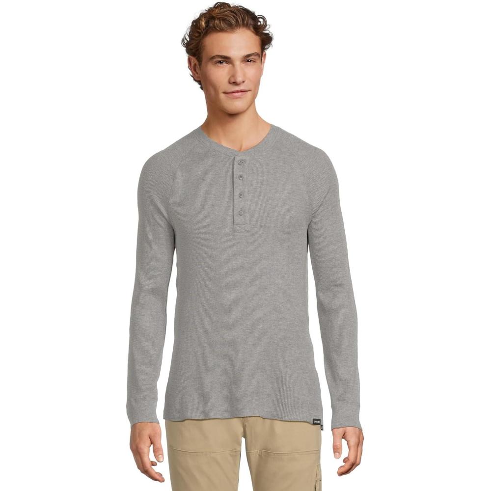 image:imageprAna Mens Touchstone HenleyHeather Grey