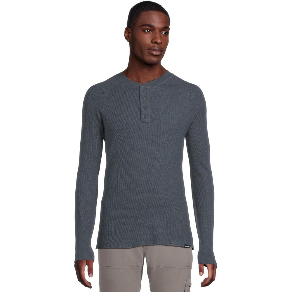 image:imageprAna Mens Touchstone HenleyStormy Night Heather 1