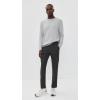 Beyond Yoga Men’s Always Beyond Crew Pullover(Light Heather Gray)