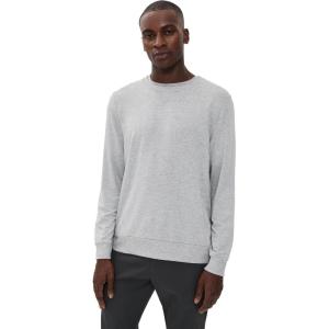 Beyond Yoga Men’s Always Beyond Crew Pullover(Light Heather Gray)
