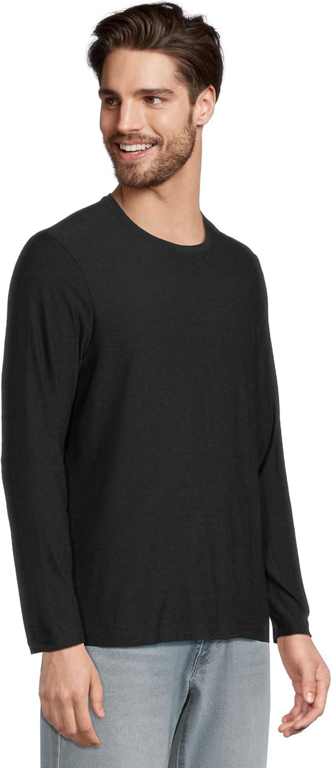 image:imageBeyond Yoga Mens Always Beyond Long Sleeve Crew 20Darkest Night