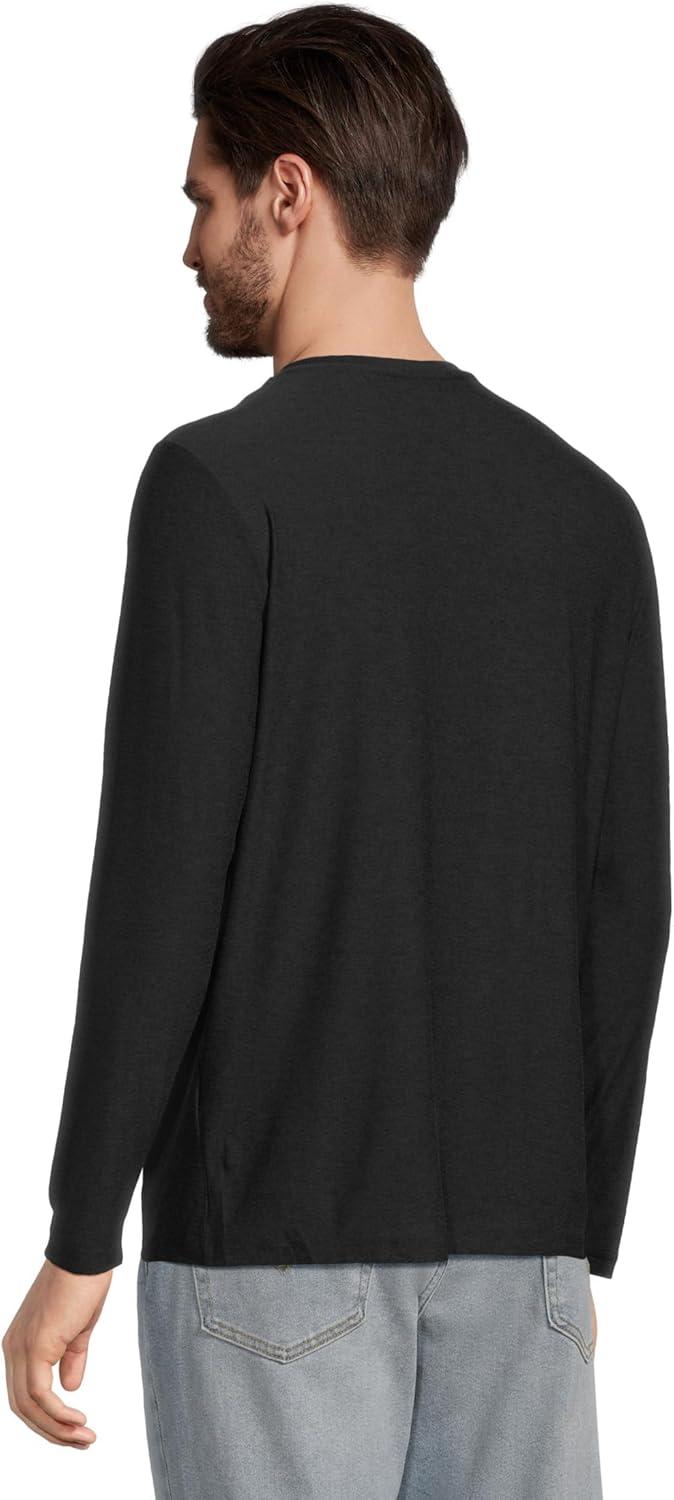 image:imageBeyond Yoga Mens Always Beyond Long Sleeve Crew 20Darkest Night