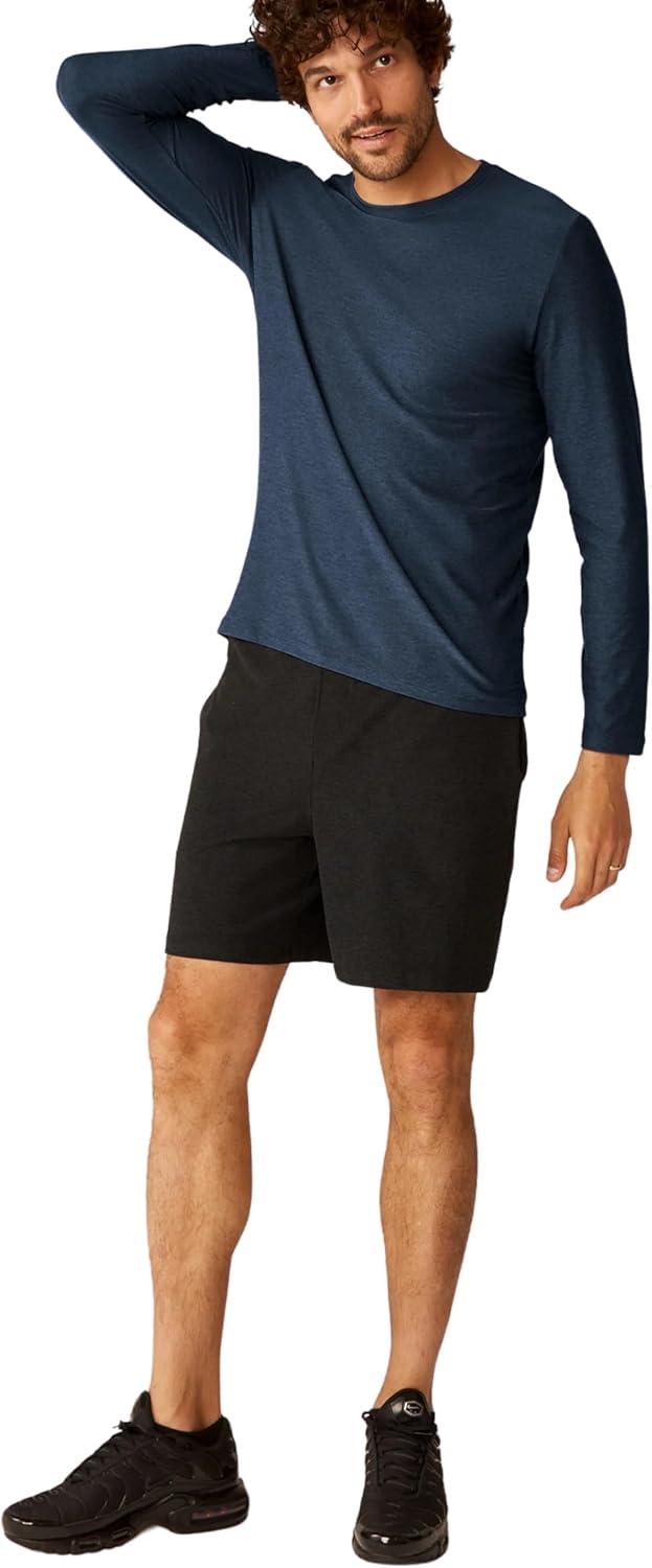 image:imageBeyond Yoga Mens Always Beyond Long Sleeve Crew 20Nocturnal Navy